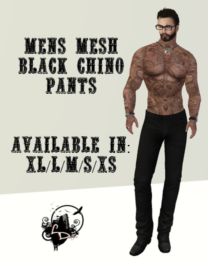 LightDesigns Black Chinos