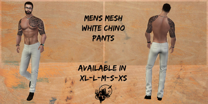 LightDesigns White Chinos