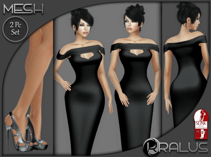 ::KRALUS:: Mesh : Audrey : Classic Black 
