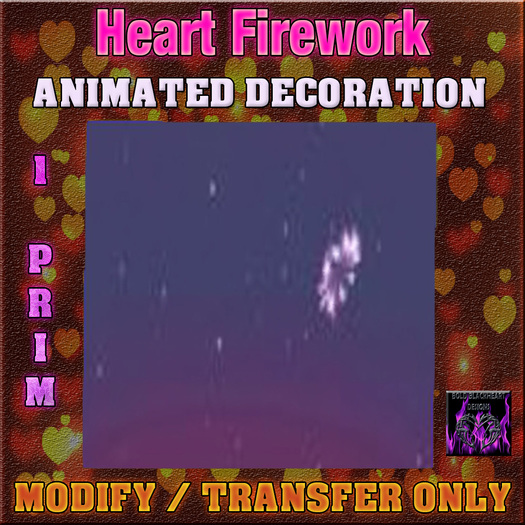 BBD - Heart Firework (Animated Decoration/Gift)