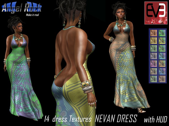 Angel Rock Eve Nevan CIRCLES DRESS BOXED DEMO