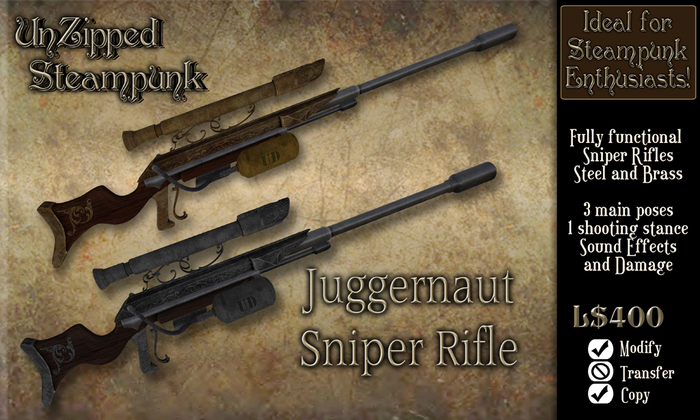.:Unzipped Juggernaut Sniper Rifle