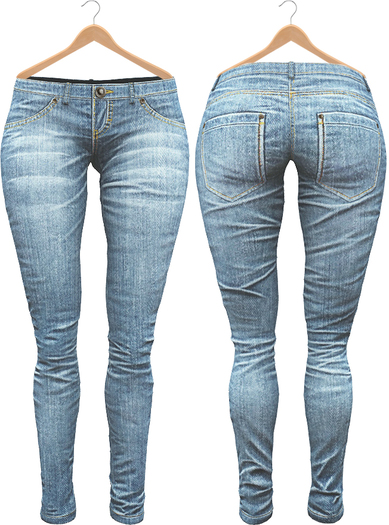 Blueberry Xale - Belleza & Maitreya & Standard Mesh - Boots Friendly & Regular Cut Jeans Light Blue