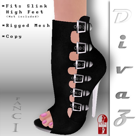 :D_Z: Glam 01 Chalk White (Slink Mid) (Rigged Mesh)