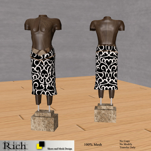 木の男性のマネキン