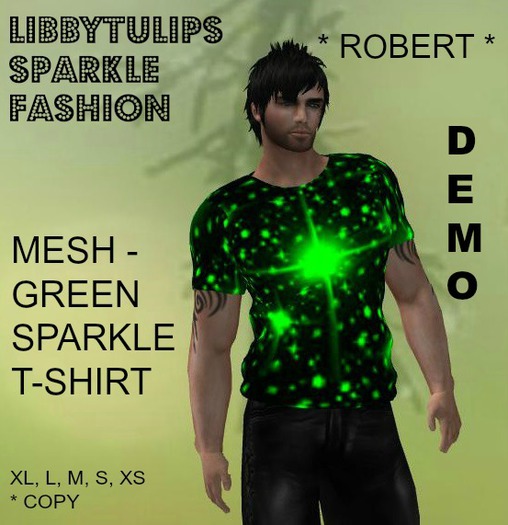 * Robert * DEMO Sparkle T-Shirt - Mesh (box)