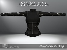 SUGAR - Muse Corset Top - STARS n SKULLS