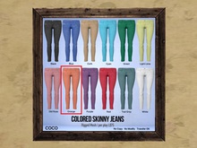*COCO* - ColoredSkinnyJeans - Orange