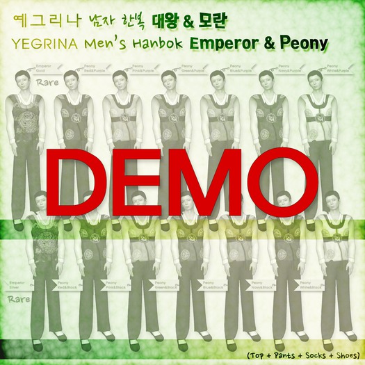 ::YEGRINA:: Men's Hanbok (Demo)