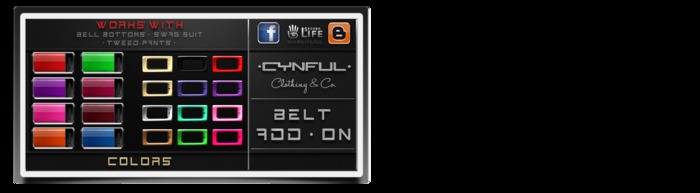 [Cynful] Belt AddOn - Colors
