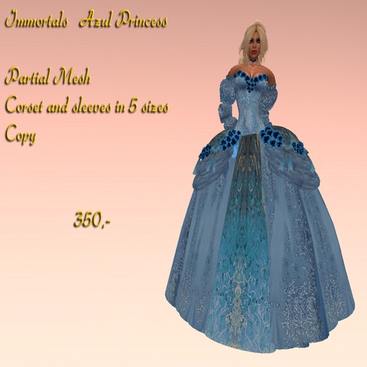 IMMORTALS "AZUL PRINCESS" OUTFIT