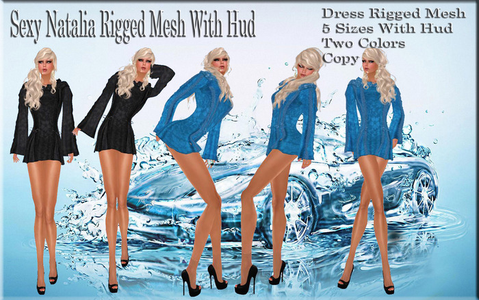 LSR - Sexy Natalia Rigged Mesh With Hud