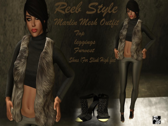 5-Reeb Style Marlin Mesh Outfit Syh
