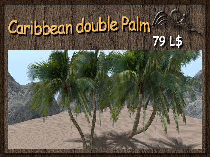 Caribbean double Palm Set