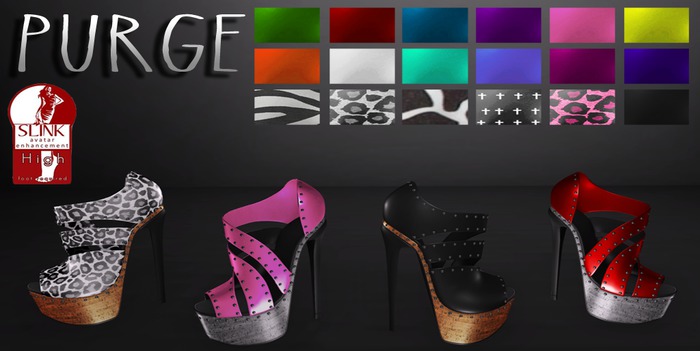 Mute. Purge - Grape for Slink High Feet 