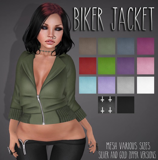 Mute. Biker Jacket - Plum