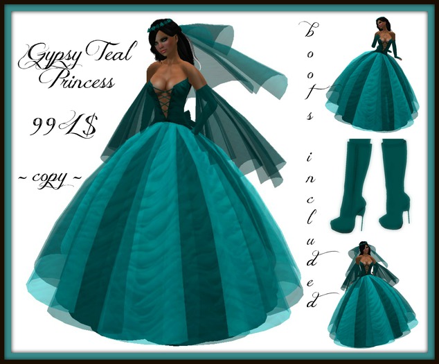 GYPSY TEAL PRINCESS (BOXED)