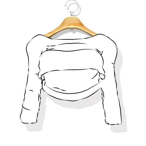 Alex Open Midriff Sweater Knit Demo 