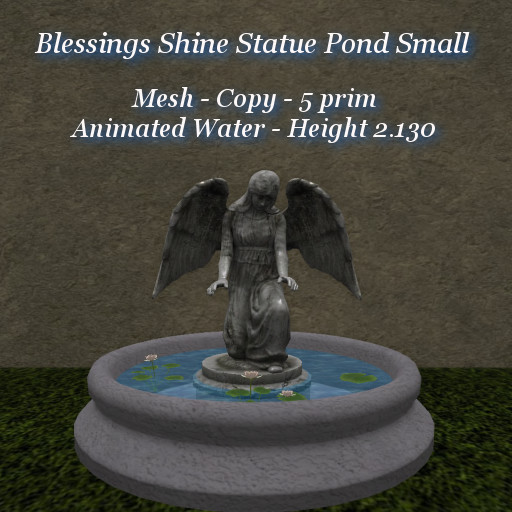 Blessings Shine Statue  Pond Sm