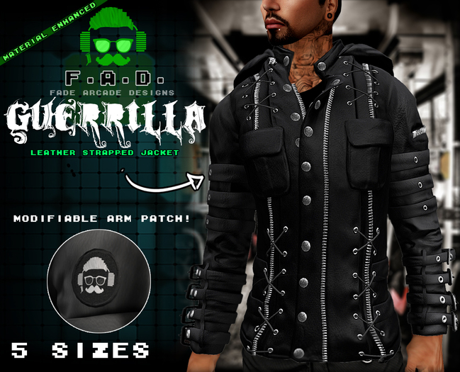 F.A.D. // Men's Guerrilla Leather Jacket