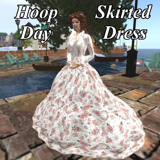 Floral Hoopskirted Day Dress