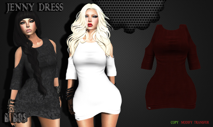 B BOS -Jenny Dress-Red-.