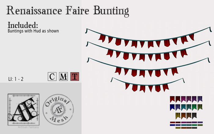 *AF* Renaissance Faire - Bunting