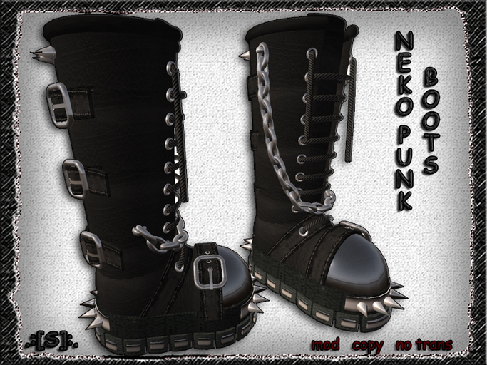 .:[S]:. Neko punk boots (box)