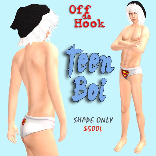Off da Hook Teen BOI Shape - DEMO