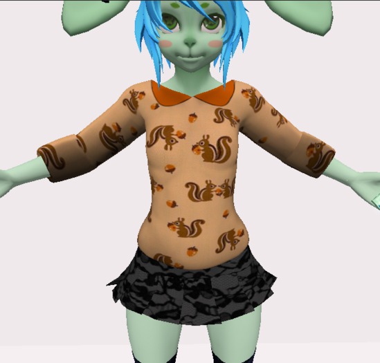 squirrel blouse for .::KC::. Long Sleeve shirt