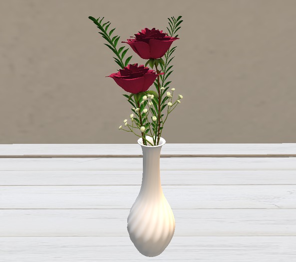 Rose Arrangement 14 Pink Mesh