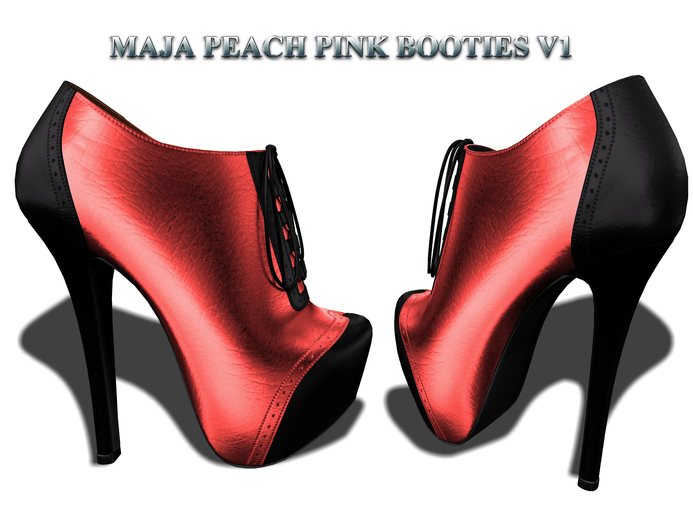 [L-T-R] Maja Peach Pink  Booties V1-V2