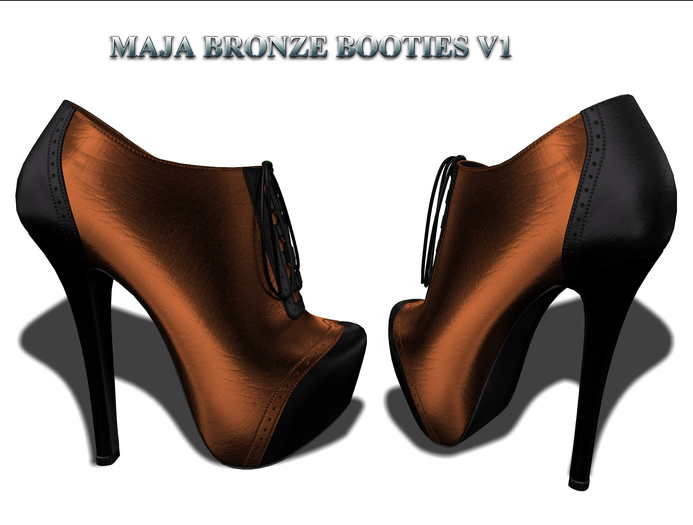 [L-T-R] Maja Bronze  Booties  V1-V2