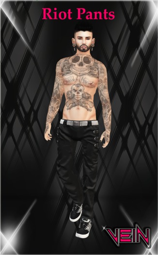 .:Vein:. Riot Pants - Black