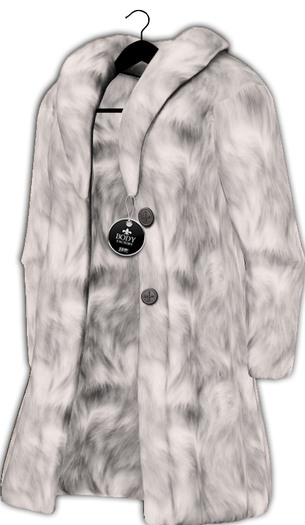 [BODY FACTORY] Stark Coat - Fur (White)