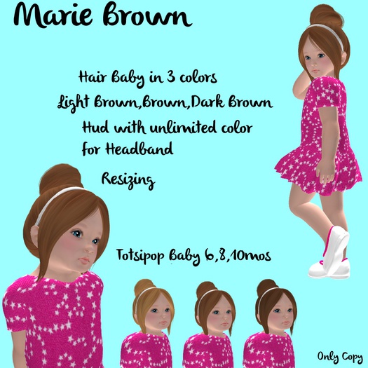 Totsipop Hair Marie Brown