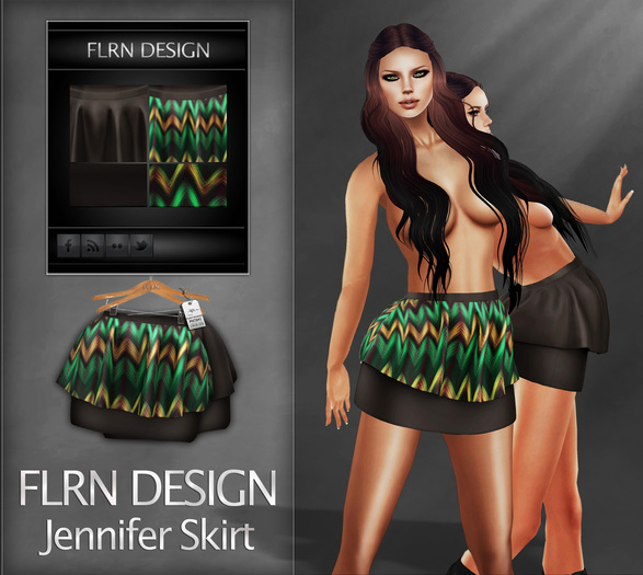 Jennifer Skirt Brown