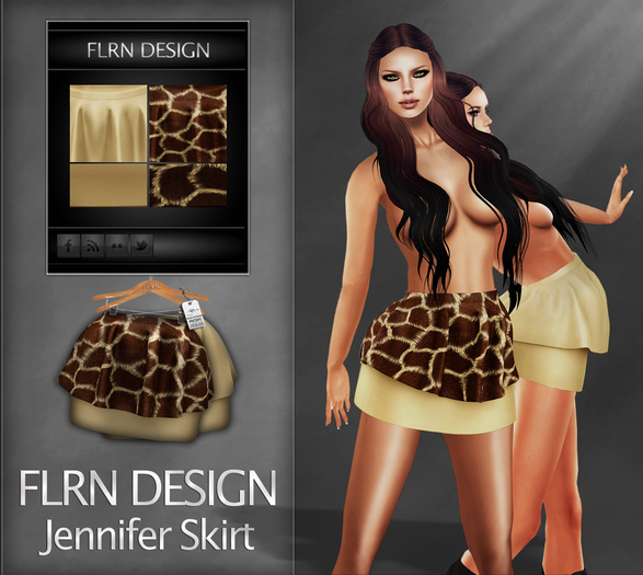[FLRN] Jennifer Skirt Fur