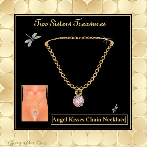 Angel Kisses Chain Necklace.
