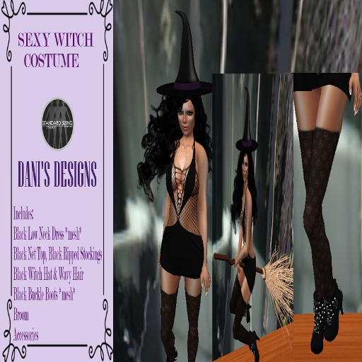 Second Life Marketplace - Sexy Witch Costume