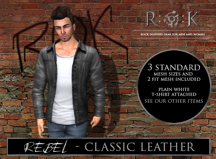 R:O:K STORE REBEL JACKET GRAY *