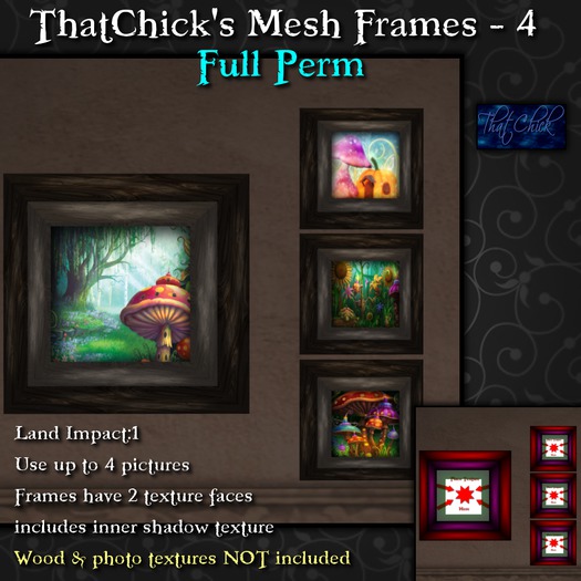 Second Life Marketplace - ~tc~ MESH Frames - 4 [CMT]