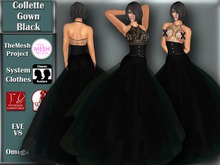 [TKS] Basics - Collette Gown Black