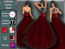 [TKS] Basics - Collette Gown Red