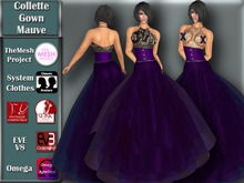 [TKS] Basics - Collette Gown Mauve