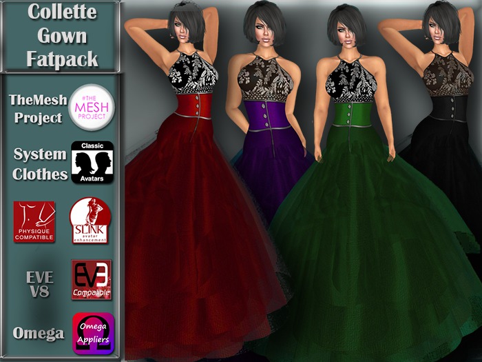 [TKS] Basics - Collette Gown Fatpack