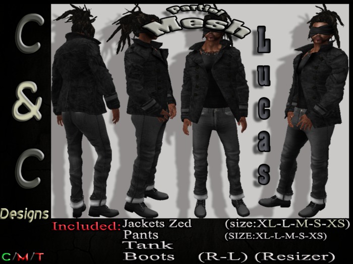 C&C Mesh Lucas Men's (Only Mesh DEMO)