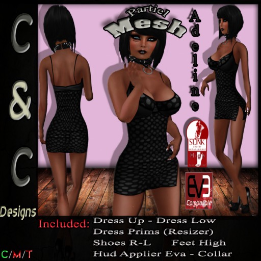 C&C Mesh Adeline (Black)
