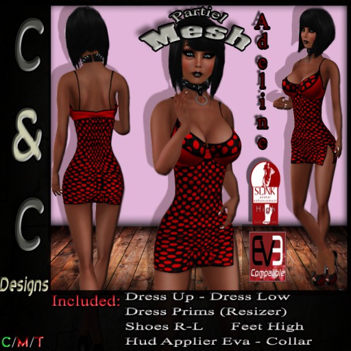 C&C Mesh Adeline (Red)