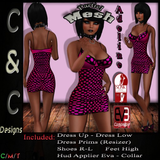 C&C Mesh Adeline (Pink) (Only Mesh Demo)